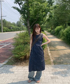 デニム エルティスワイドデニムパンツ LIGHT DENIM