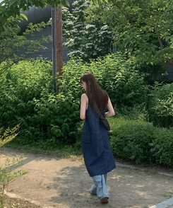 デニム エルティスワイドデニムパンツ LIGHT DENIM