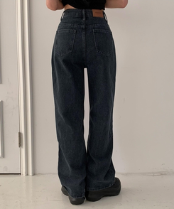 デニム 【丈別】セミワイドデニムパンツ(5color) NAVY