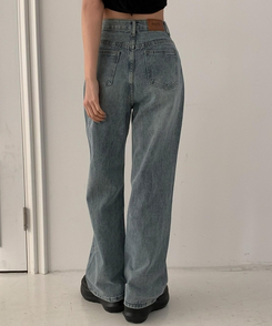 デニム 【丈別】セミワイドデニムパンツ(5color) LIGHT DENIM