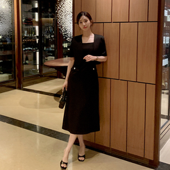 MADE／フォーマルルック／ゲストルック）シャーロット リネン 半袖