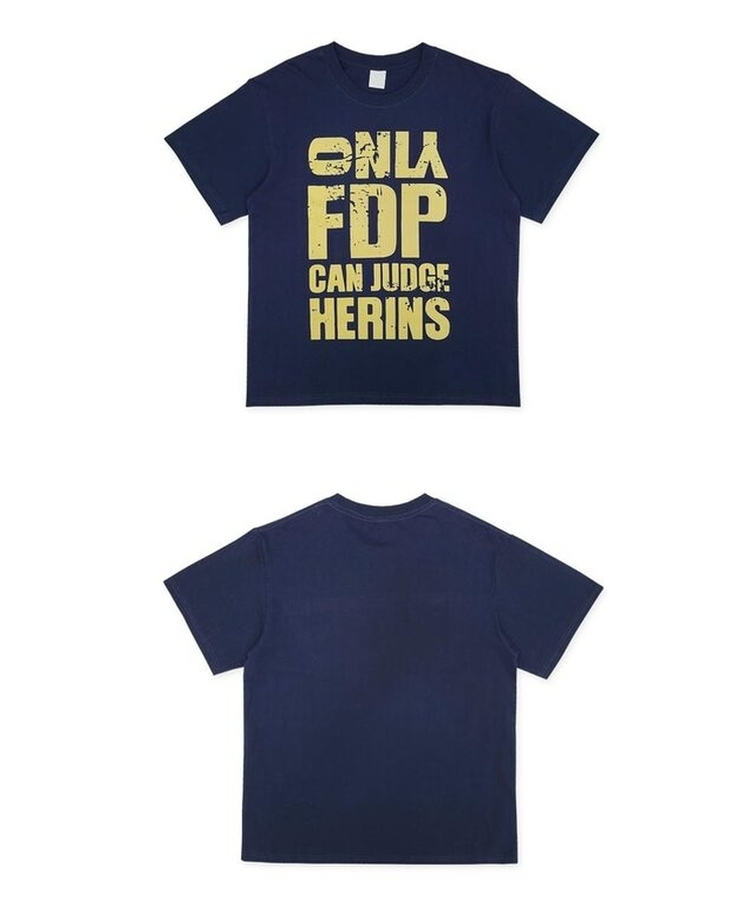 ラウンドレタリング半袖Tシャツ