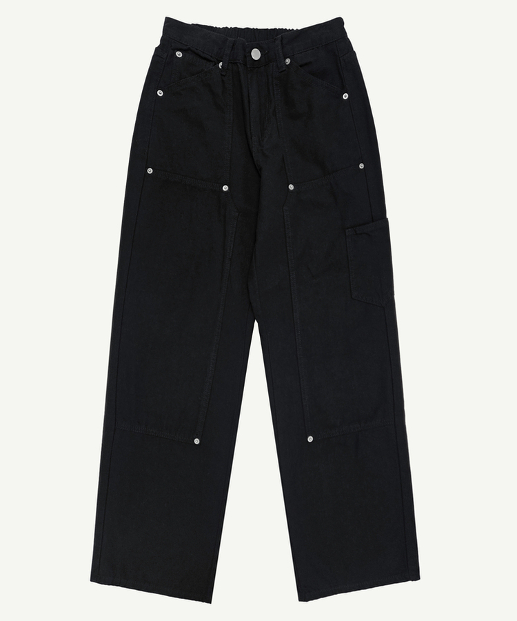 シンプルリベットパンツ