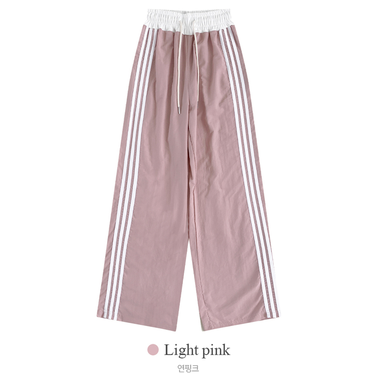 ナイロンクーリングラインワイドパンツ(7color)
