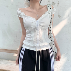 バッグ ドットショルダーバッグ WHITE