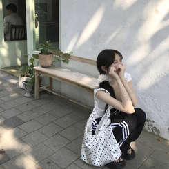 バッグ ドットショルダーバッグ WHITE
