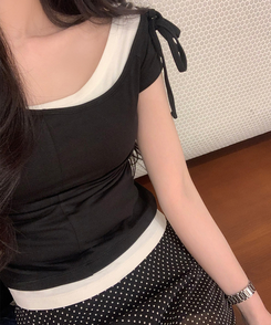 アボカド半袖Tシャツ BLACK