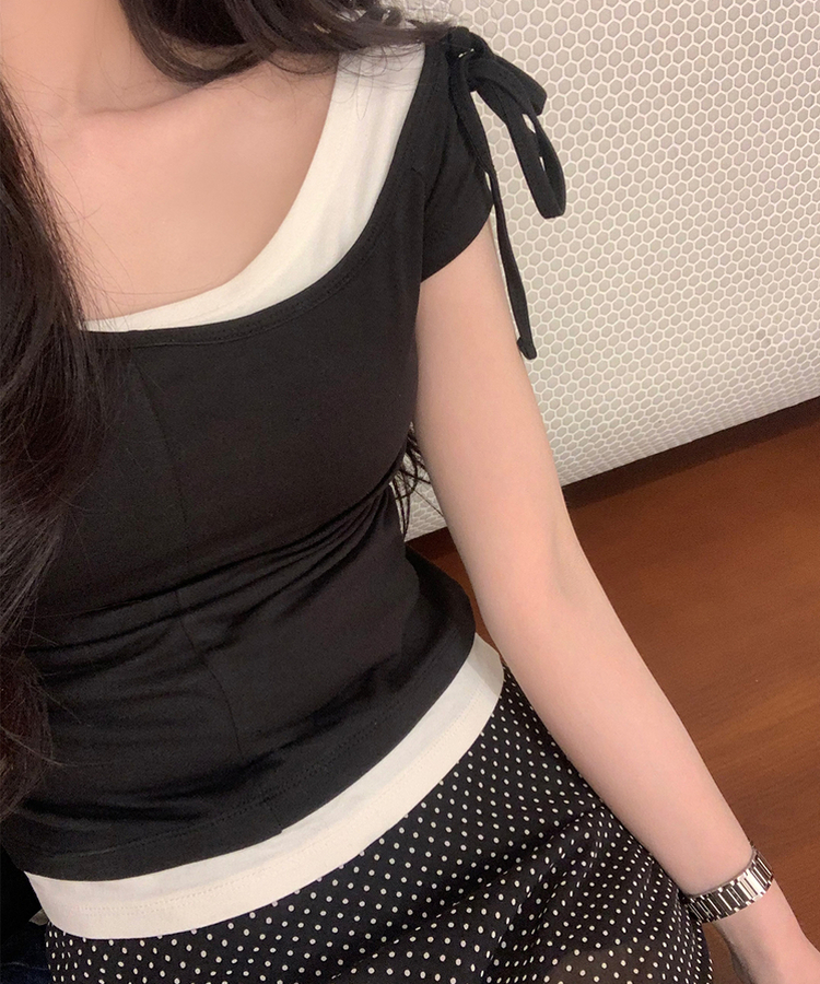 アボカド半袖Tシャツ BLACK
