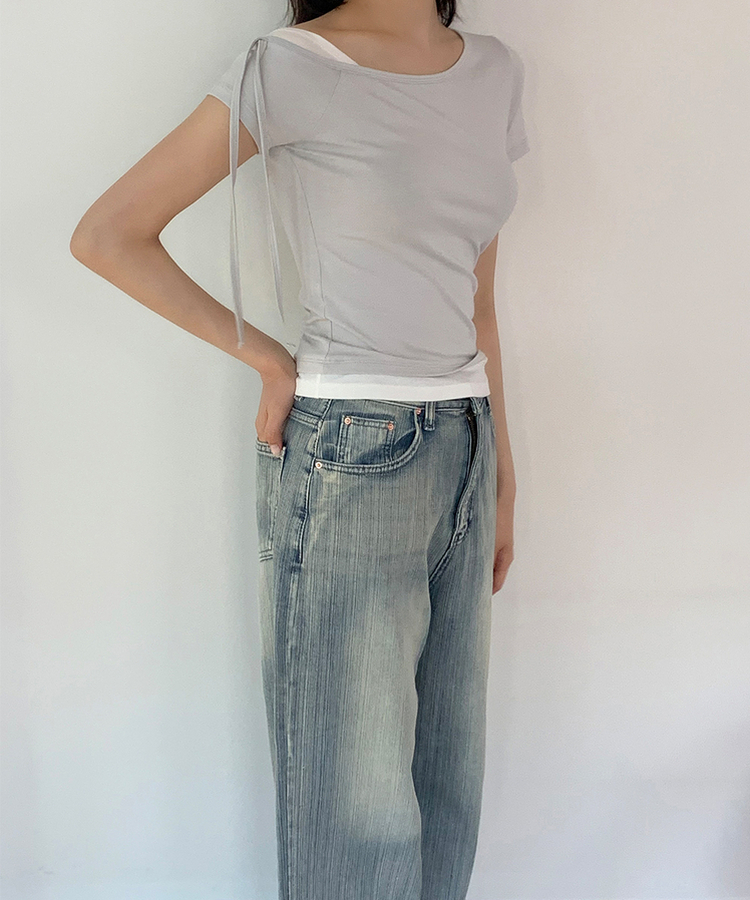 アボカド半袖Tシャツ GRAY