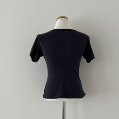 シンプルチーズ半袖Tシャツ(5color)