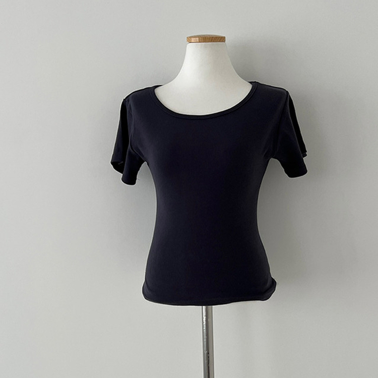 シンプルチーズ半袖Tシャツ(5color)