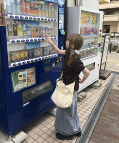 シャツ ポイントリボンチェックシャツ BROWN