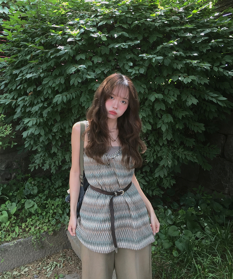 ミニワンピース エスニックレイヤードワンピース MINT