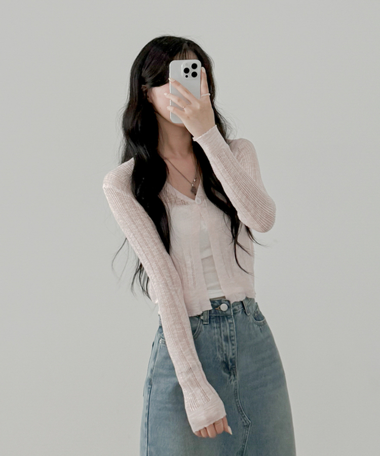 【カップ付き】レースボタンキャミソール WHITE