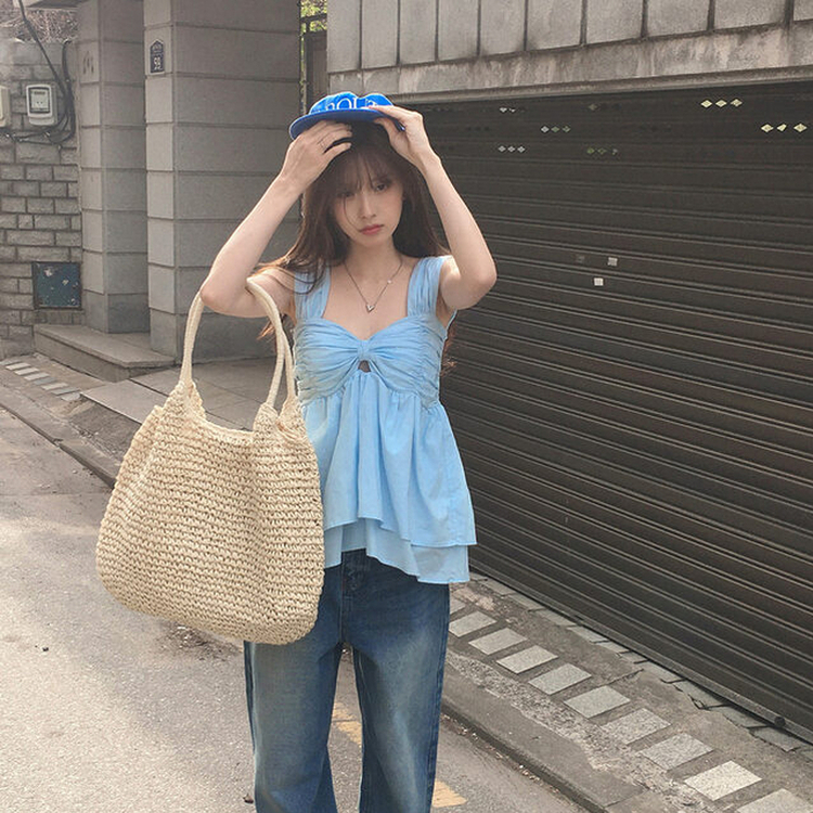 サマーショルダーバッグバッグ IVORY