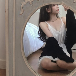 ジュエリー ブラックリボンサージカルネックレス BLACK