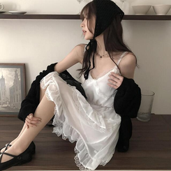 ジュエリー ブラックリボンサージカルネックレス BLACK