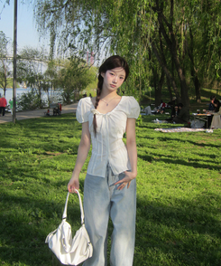 バッグ ビンテージショルダークロスバッグ WHITE
