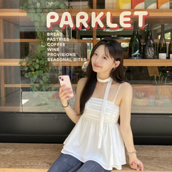 ノースリーブ タイ付きシャーリングノースリーブ IVORY