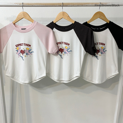 半袖Tシャツ ラグランスパン半袖Tシャツ