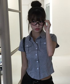 半袖Tシャツ ポケットスリム半袖Tシャツ GREY
