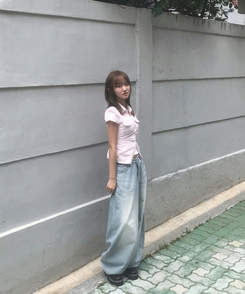 シャツ ツーポケットスリムクロップ半袖シャツ PINK