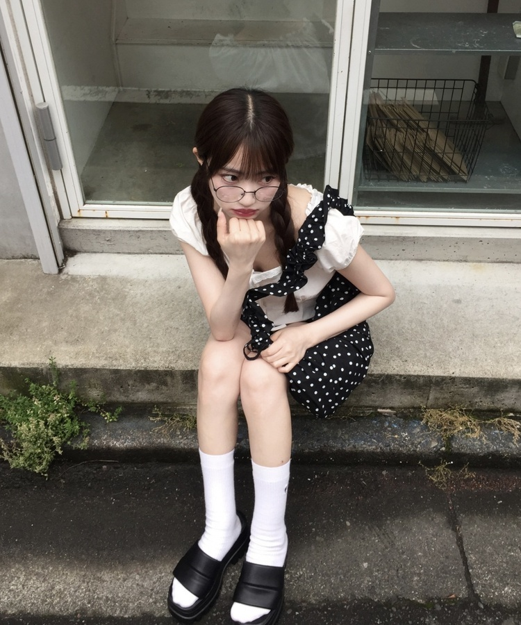 バッグ ドットギャザーハンドバッグ IVORY
