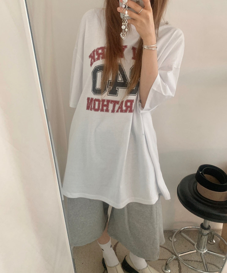 ポケットワッペンピンタックハーフパンツ GREY