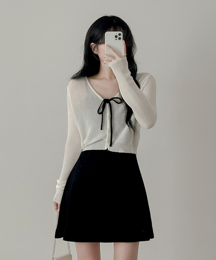 Aラインノースリーブワンピース BLACK