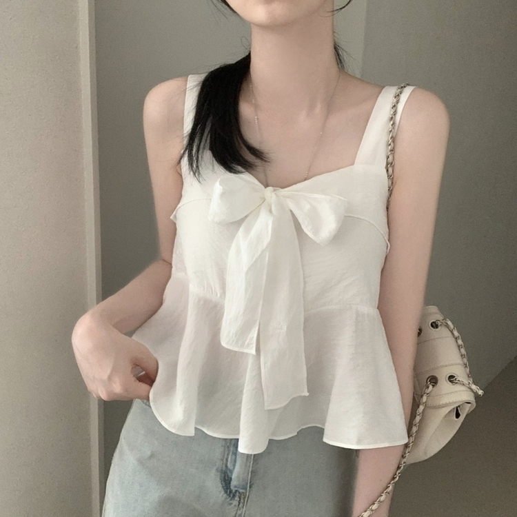 リボンフレアキャミソールブラウス IVORY