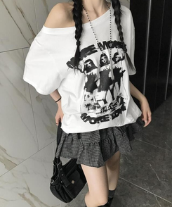 ティアードミニスカート BLACK