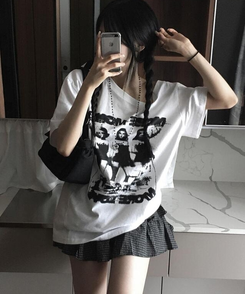 ティアードミニスカート BLACK