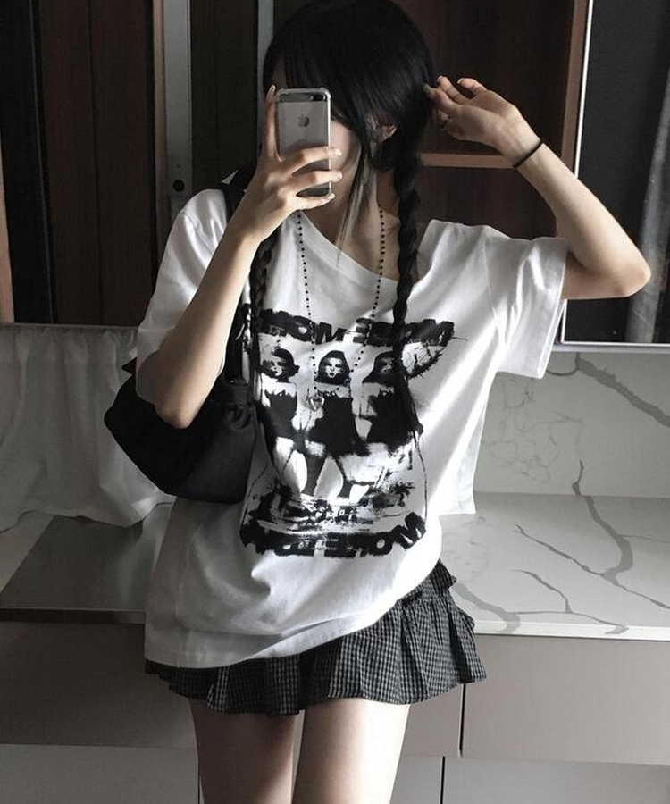 ティアードミニスカート BLACK