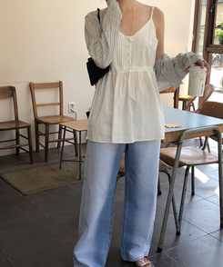 パンチングカーディガン GREY