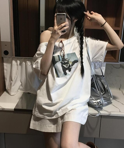 ショートパンツ コットンショートパンツ WHITE