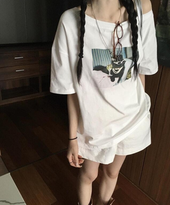 ショートパンツ コットンショートパンツ WHITE