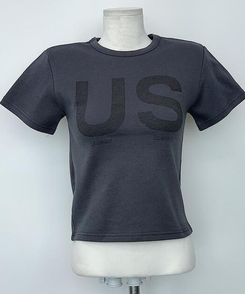 半袖Tシャツ クロップ半袖Tシャツ