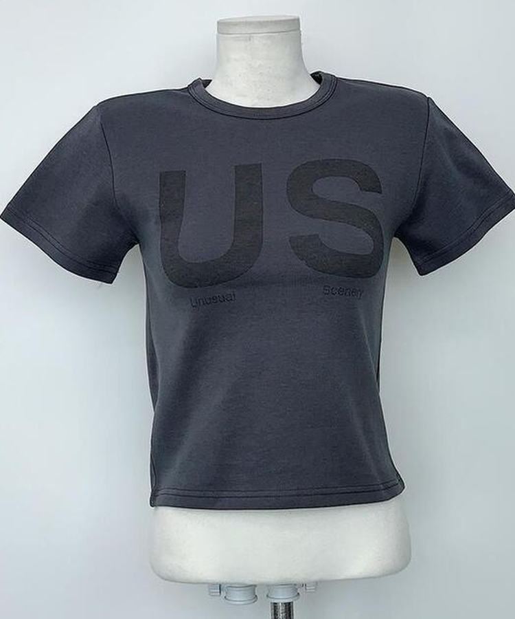 クロップ半袖Tシャツ