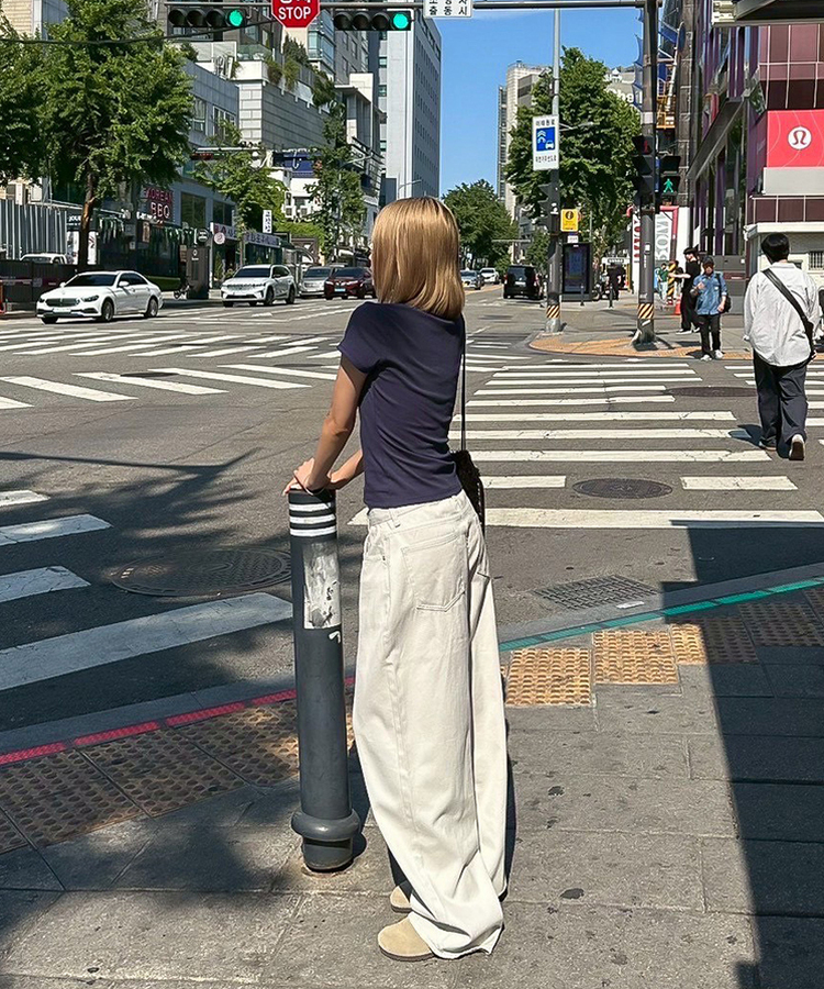 ドットハートTシャツ｜半袖Tシャツ｜韓国ファッション通販 SONA