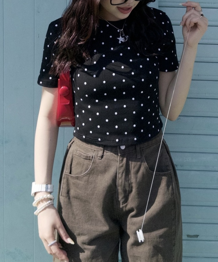 半袖Tシャツ ドットハーフTシャツ