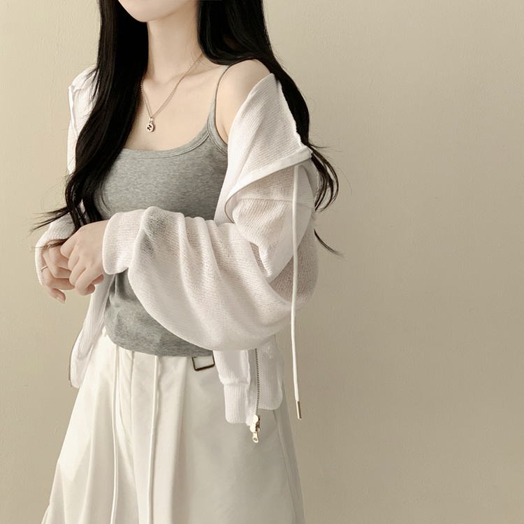 クロップインナーキャミソール GREY