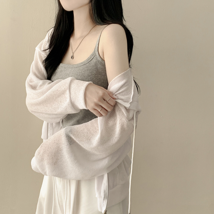 クロップインナーキャミソール GREY