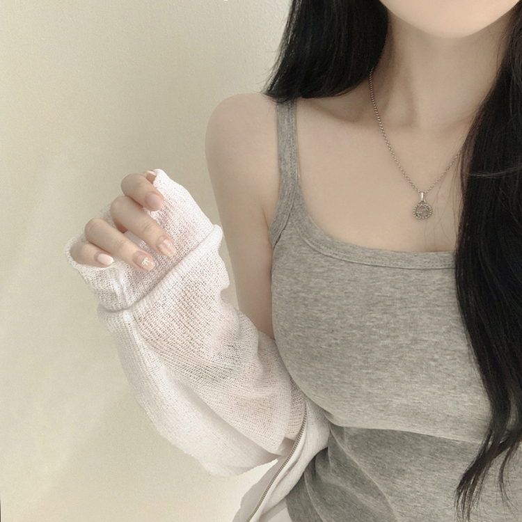 クロップインナーキャミソール GREY