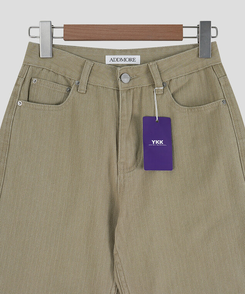 丈別パンツ 【丈別】クリップセミワイドコットンパンツ(5color)