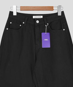 丈別パンツ 【丈別】クリップセミワイドコットンパンツ(5color)