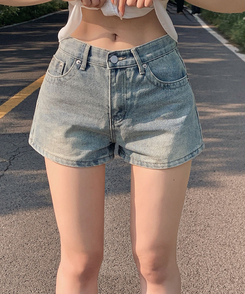 ウォッシングデイリーショートパンツ VINTAGE GREEN