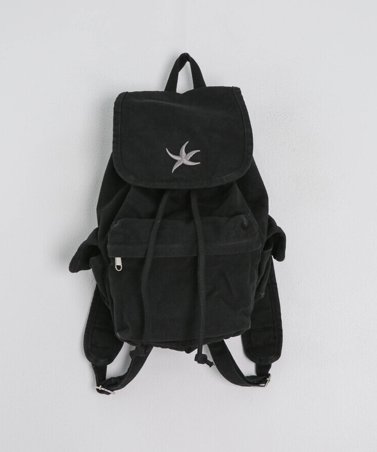 刺繍ポイントバックパック