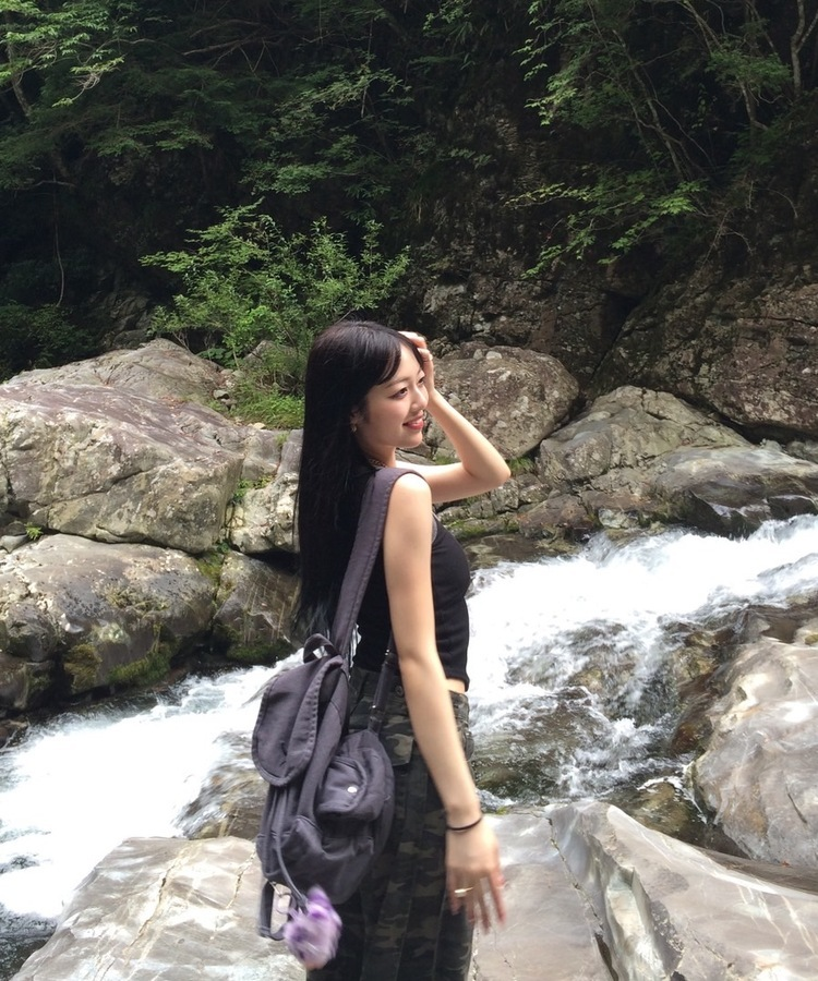 刺繍ポイントバックパック GRAY