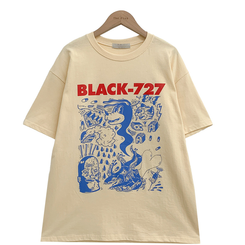 半袖Tシャツ オーバープリンティング半袖Tシャツ