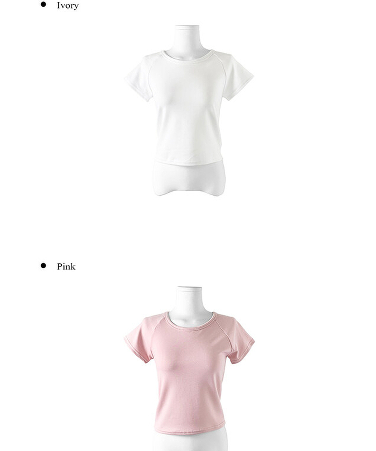 半袖Tシャツ シンプルベーシック半袖Tシャツ